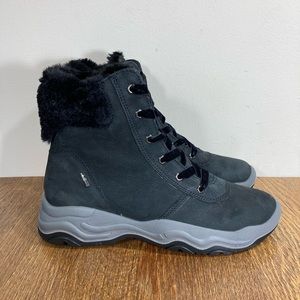 NEW Primigi Waterproof Black Lab GTX Leather Boot Womens Size EU 40 fits US 9